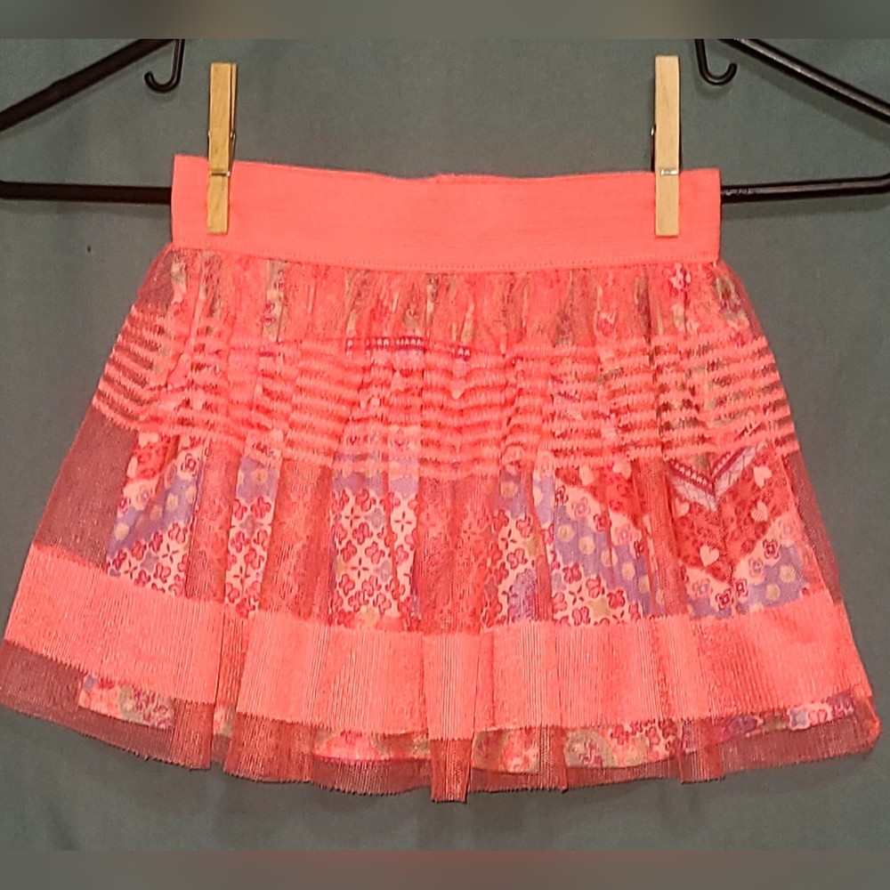 EUC - Girl's Size XS (4-5) Faded Glory Layered Skort/Skirt
